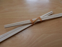 割り箸弓矢の作り方2